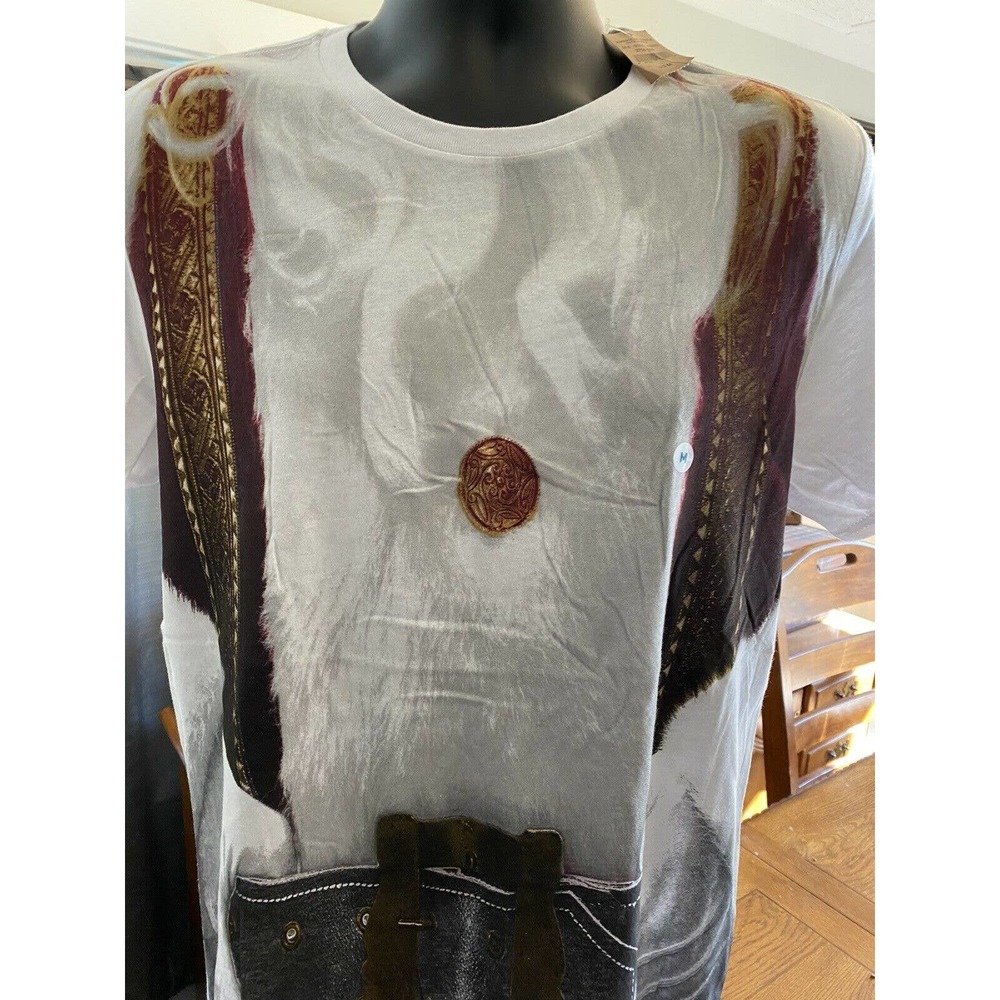 American Eagle Classic Fit Christmas T Shirt Santa Beard New NWT Sz M Holiday - Picture 2 of 6